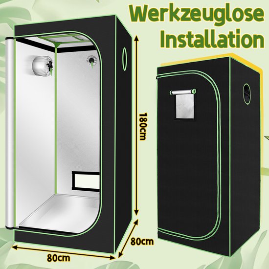 kweektent compleet groot