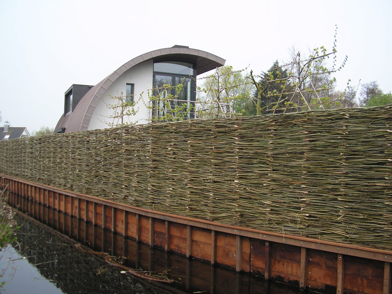 tuinhek wilgentakken